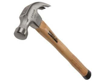 BAH42716 Claw Hammer Hickory Shaft 450g (16oz)