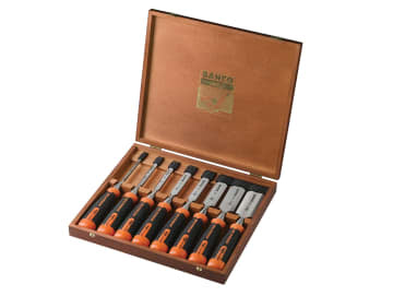 BAH434S8 434-S8 Bevel Edge Chisel Set, 8 Piece