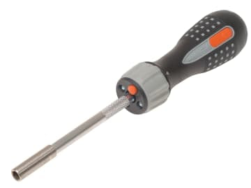 BAH808050L 808050L LED Ratchet Screwdriver & 6 Bits