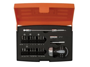BAH808050S22 808050S-22 Stubby Ratchet Screwdriver Set, 22 Piece