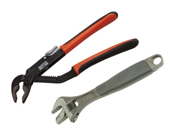 BAH9873 9873 Adjustable & Slip Joint Pliers Set, 2 Piece