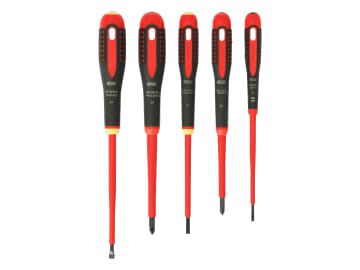 BAH9881S BE-9881S ERGO™ VDE Insulated Screwdriver Set, 5 Piece