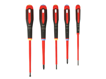 BAH9882S BE-9882S ERGO™ VDE Insulated Screwdriver Set, 5 Piece