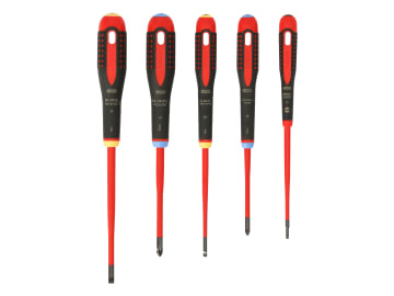 BAH9882SL BE-9882SL ERGO™ Slim VDE Insulated Screwdriver Set, 5 Piece