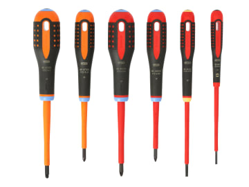 BAH9884S BE-9884S ERGO™ VDE Insulated Screwdriver Set, 6 Piece