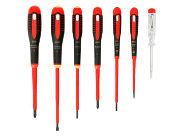BAH9887S BE-9887S ERGO™ VDE Insulated Screwdriver Set, 7 Piece