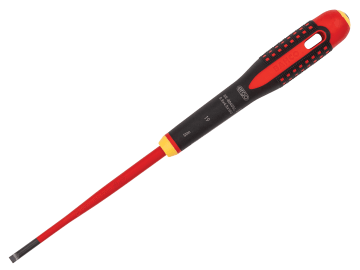 BAHBE8050SL ERGO™ Slim VDE Insulated Slotted Screwdriver 5.5 x 125mm
