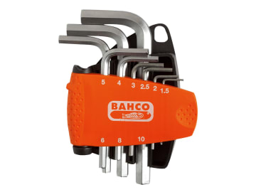 BAHBE9878 BE-9878 Metric Hex L-Key Set, 9 Piece