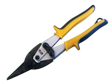 BAHMA421 MA421 Yellow/Blue Aviation Compound Snips Straight Cut 250mm (10in)
