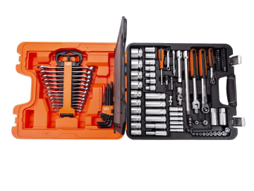 BAHS103 S103 1/4in &1/2in Dynamic Drive Socket & Spanner Set, 103 Piece