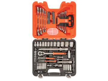 BAHS910 S910 1/4 & 1/2in Drive Socket & Spanner Set, 92 Piece