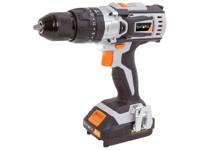 BAT7063854 MAXXPACK Combi Drill 18V 2 x 2.0Ah Li-ion