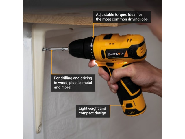 BAT7064213 FIXXPACK Drill Driver 12V Bare Unit