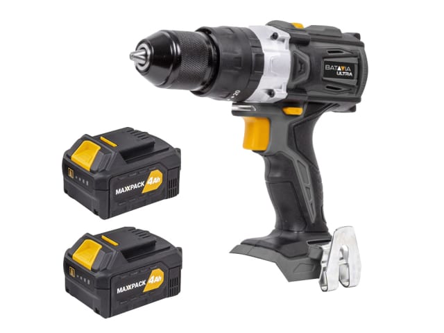 BAT7064577 MAXXPACK ULTRA Brushless Combi Drill 18V 2 x 4.0Ah