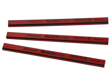 BLAR Carpenter's Pencils - Red / Medium (Card 12)