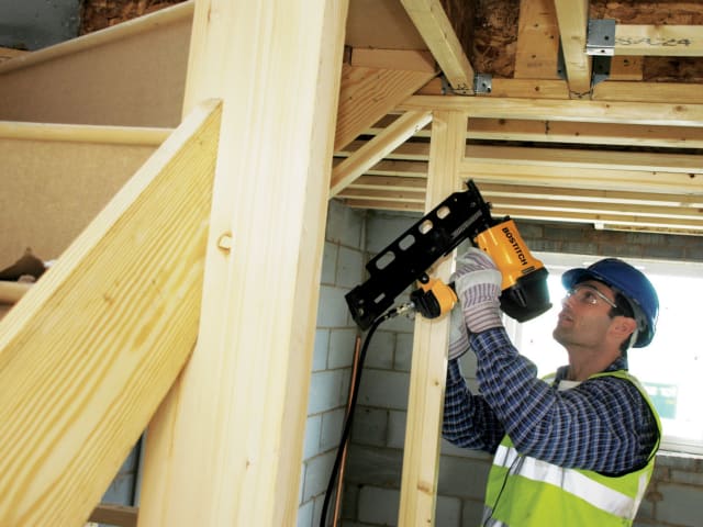 BOSF28WWE F28WW-E Pneumatic Wire Weld Stick Nailer & Case