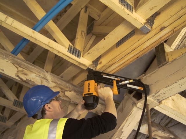 BOSF28WWE F28WW-E Pneumatic Wire Weld Stick Nailer & Case