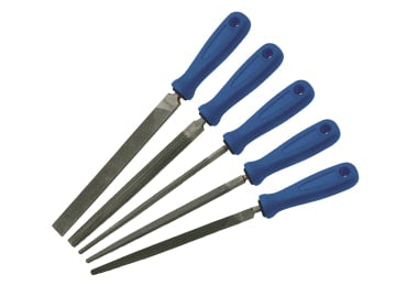 BRIE020613 Second Cut File Set, 5 Piece