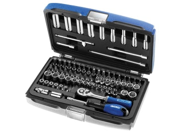 BRIE030707B 1/4in Drive Socket & Accessory Set, 73 Piece