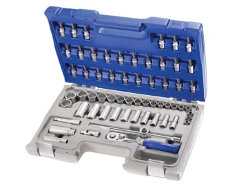 BRIE031806B 3/8in Drive Socket & Accessory Set, 61 Piece