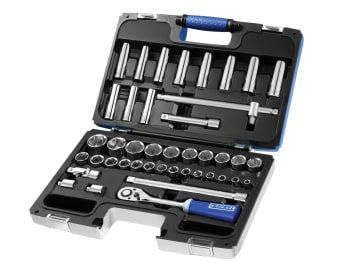 BRIE032908B 1/2in Drive Socket & Accessory Set, 42 Piece