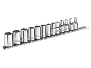 BRIE194675B 1/4in Drive Socket Set, 13 Piece