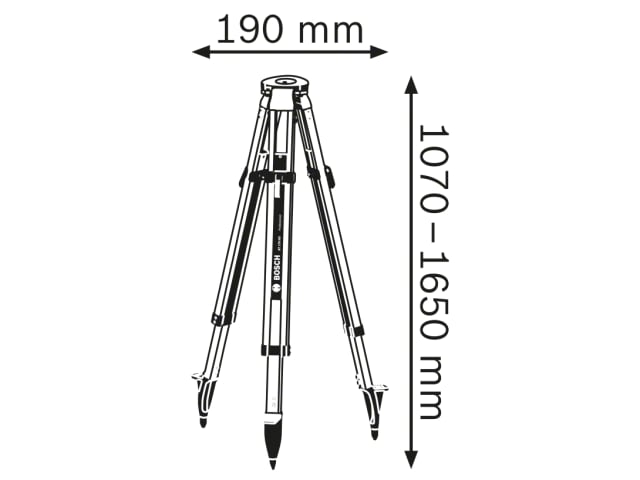 BSH601091B00 BT 170 HD Professional Building Tripod