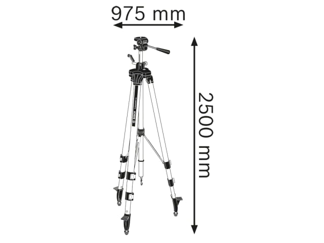 BSH601096A00 BT 250 Professional Building Tripod