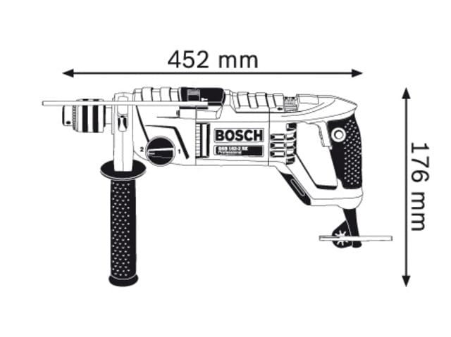 BSH60118B060 GSB 162-2 RE Professional Impact Drill 1500W 110V