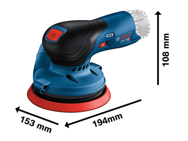 BSH601372101 GEX 12V-125 Professional Random Orbital Sander 12V Bare Unit