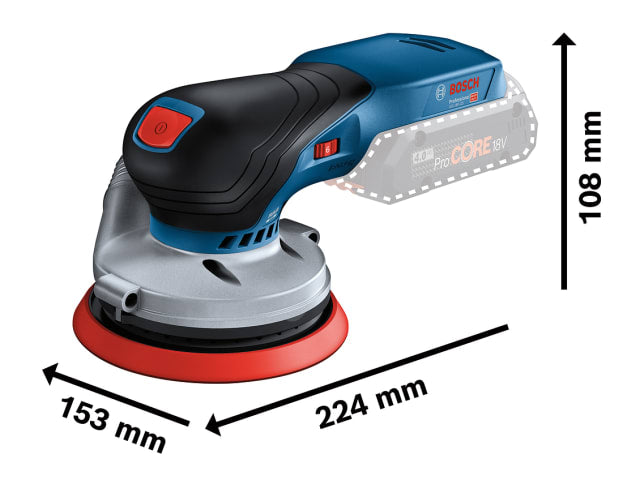 BSH601372201 GEX 18V-125 Professional Random Orbital Sander 18V Bare Unit
