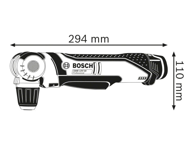 BSH601390905 GWB 12V-10 Professional Angle Drill 12V Bare Unit