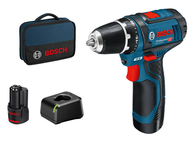 BSH60186817A GSR 12V-15 Professional Drill Driver 12V 2 x 2.0Ah Li-ion