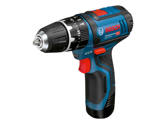 BSH6019B697J GSB 12V-15 Professional Combi Drill 12V 2 x 2.0Ah Li-ion