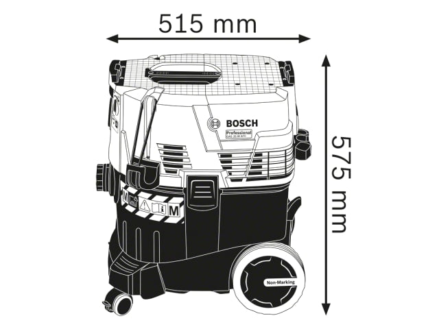 BSH6019C3160 GAS 35 M AFC Professional M-Class Wet & Dry Vacuum 1200W 240V