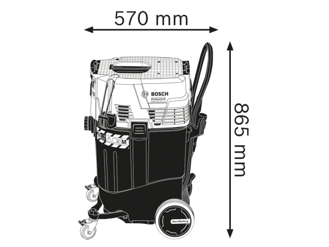BSH6019C3360 GAS 55 M AFC Professional M-Class Wet & Dry Vacuum 1200W 240V