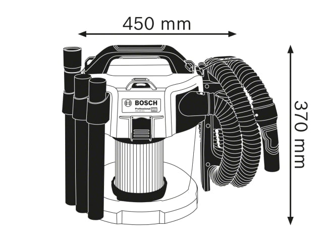 BSH6019C6302 GAS 18V-10 L Professional L-Class Vacuum 18V Bare Unit