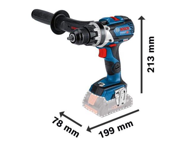 BSH6019G0174 GSR 18V-110 C Professional Drill Driver 18V 2 x 5.0Ah Li-ion