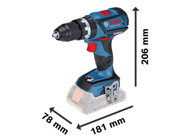 BSH6019G2177 GSB 18V-60C Professional Combi Drill 18V 2 x 4.0Ah ProCORE18V Li-ion