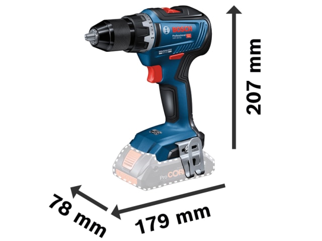BSH6019H5202 GSR 18V-55 Professional Drill Driver 18V Bare Unit