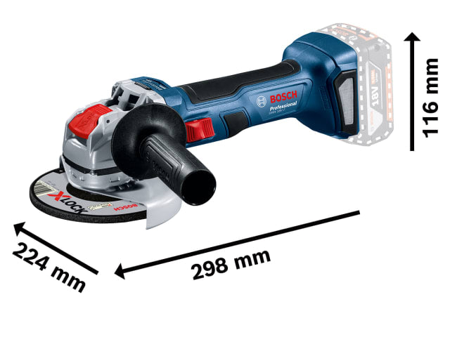 BSH6019H9103 GWX 18V-7 Professional X-LOCK Angle Grinder 115mm 18V Bare Unit