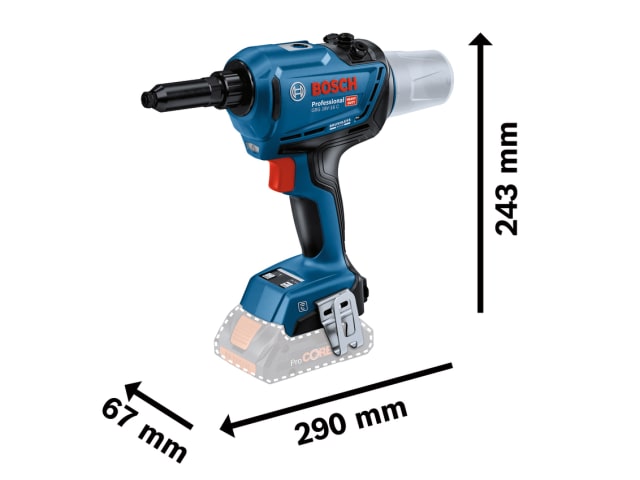 BSH6019K5000 GRG 18V-16C Professional Rivet Gun 18V Bare Unit