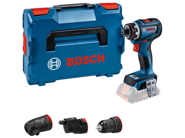 BSH6019K6203 GSR 18V-90 FC Pro FlexiClick Drill Driver + 3 Attachments in Case 18V Bare Unit
