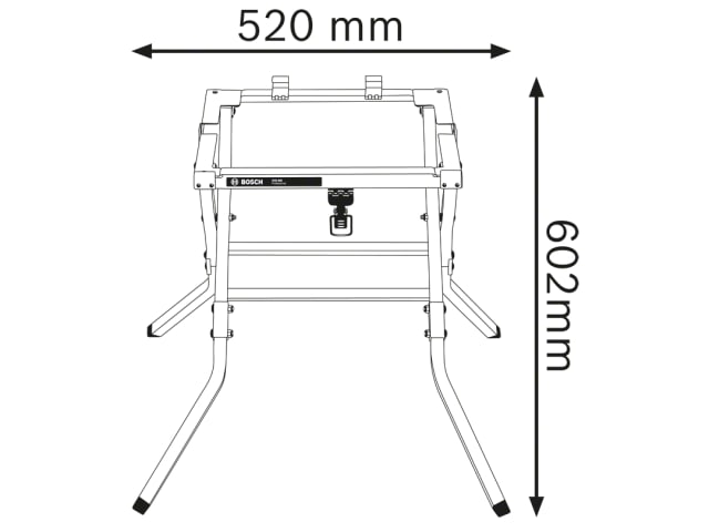 BSH601B22001 GTA 600 Professional Saw Stand