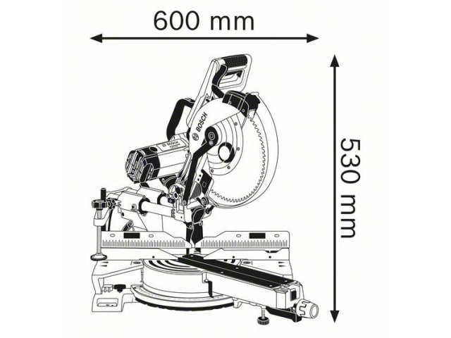 BSH601B23170 GCM 12 SDE Professional Sliding Mitre Saw 1450W 240V