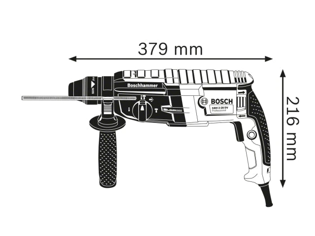 BSH611267561 GBH 2-28 SDS-Plus Professional Rotary Hammer 880W 110V