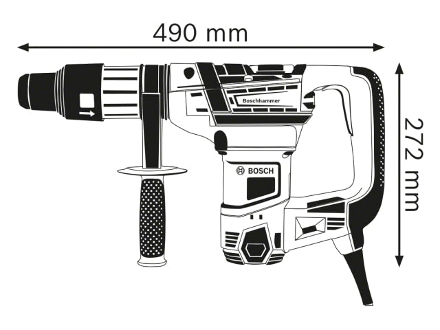 BSH611269060 GBH 5-40 D SDS-Max Professional Rotary Hammer 1100W 110V