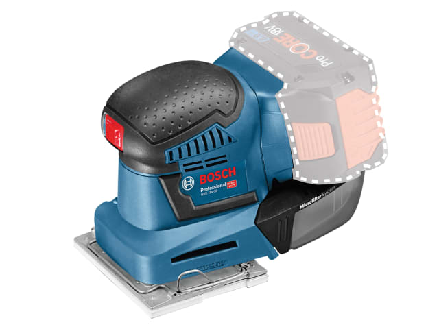 BSHGSS18V10X GSS 18V-10 Orbital Sander + L-BOXX 18V Bare Unit
