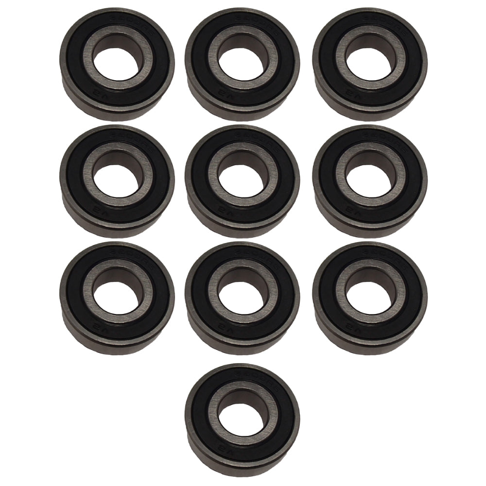 Pack of 10 - 6013 2RS P6 65x100x18mm Rubber Sealed Deep Groove Ball Bearing