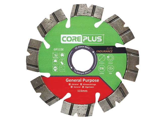 CORDBGP115E GP115E Elite General-Purpose Diamond Blade 115mm